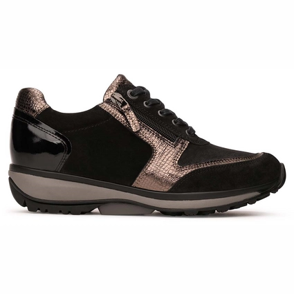 Baskets Xsensible Stretchwalker Women Wembley Black Bronze